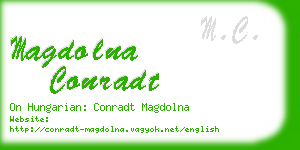 magdolna conradt business card